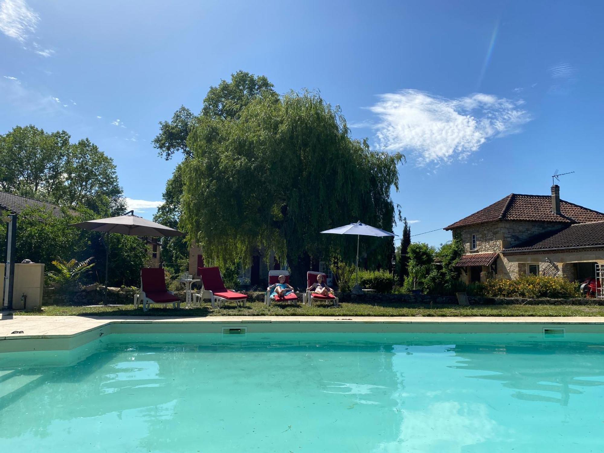 Sfeervol Vakantiehuis Op Landgoed Aan De Dordogne Villa Prudhomat Exterior photo